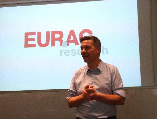 Dr. Stephan Ortner, director of the EURAC in Bozen